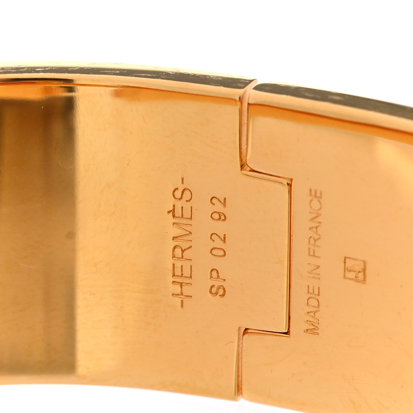 Enamel Printed Wide Musee Clic Clac H Bracelet PM Ecume
