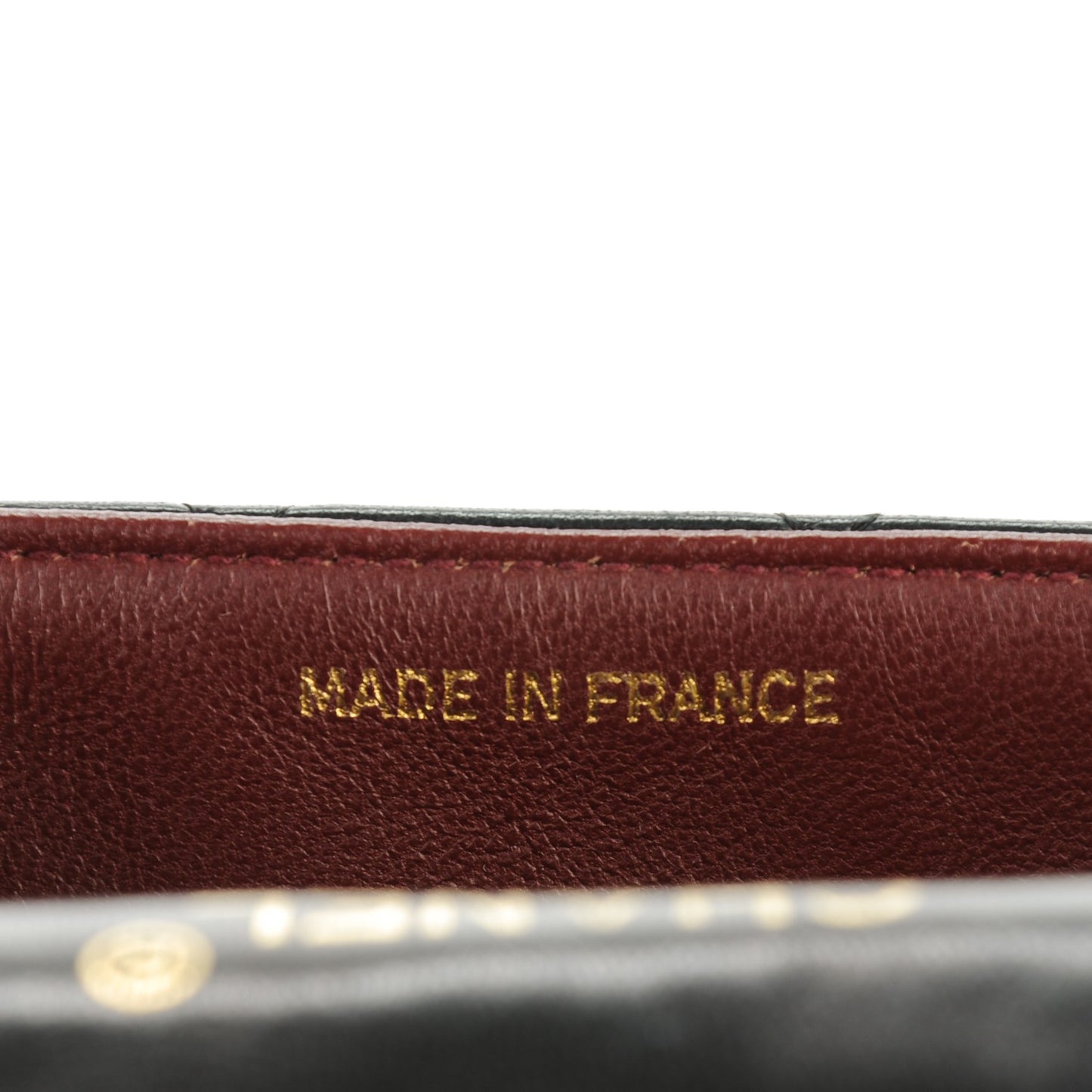 Lambskin Quilted Mini Square Flap Black