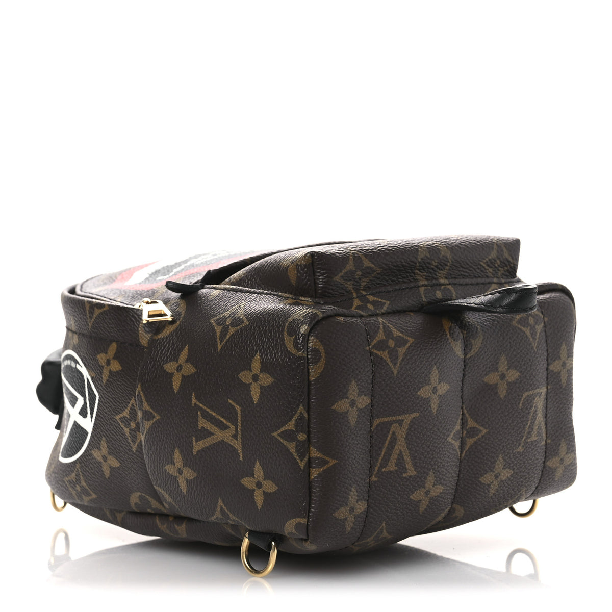 LOUIS VUITTON Monogram World Tour Palm Springs Mini Backpack / Shoulder Bag Monogram My World Tour Mini Palm Springs Backpack – Luv Luxe  main image 3