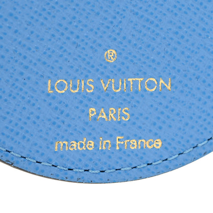 Louis Vuitton Monogram 2021 Christmas Animation China Wall Bag Charm Key Ring Myosotis Blue 3 of 4