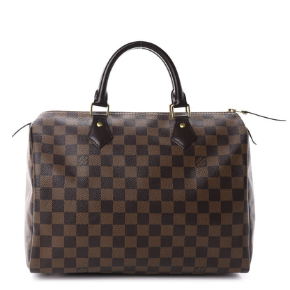 Louis Vuitton Damier Ebene Speedy 30 1 of 10