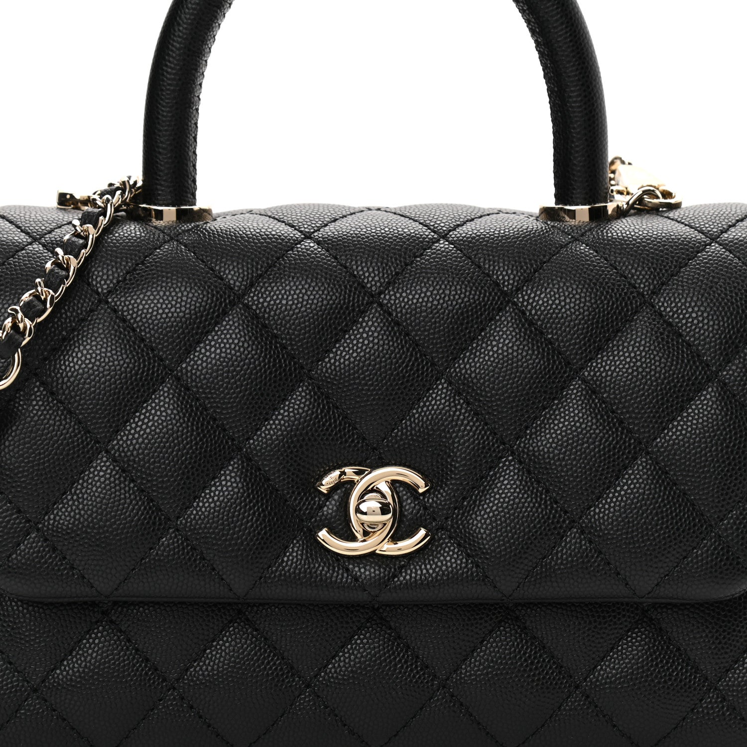 Chanel Caviar Quilted Mini Coco Handle Flap Black 8 of 11