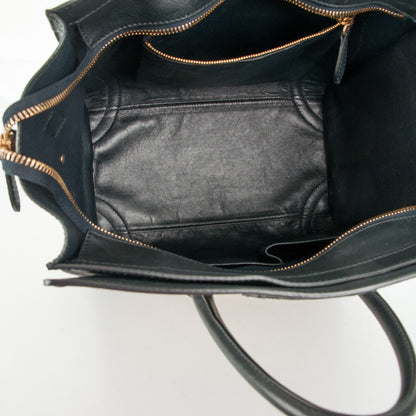 Celine Smooth Calfskin Suede Small Luggage Cream 6 of 9