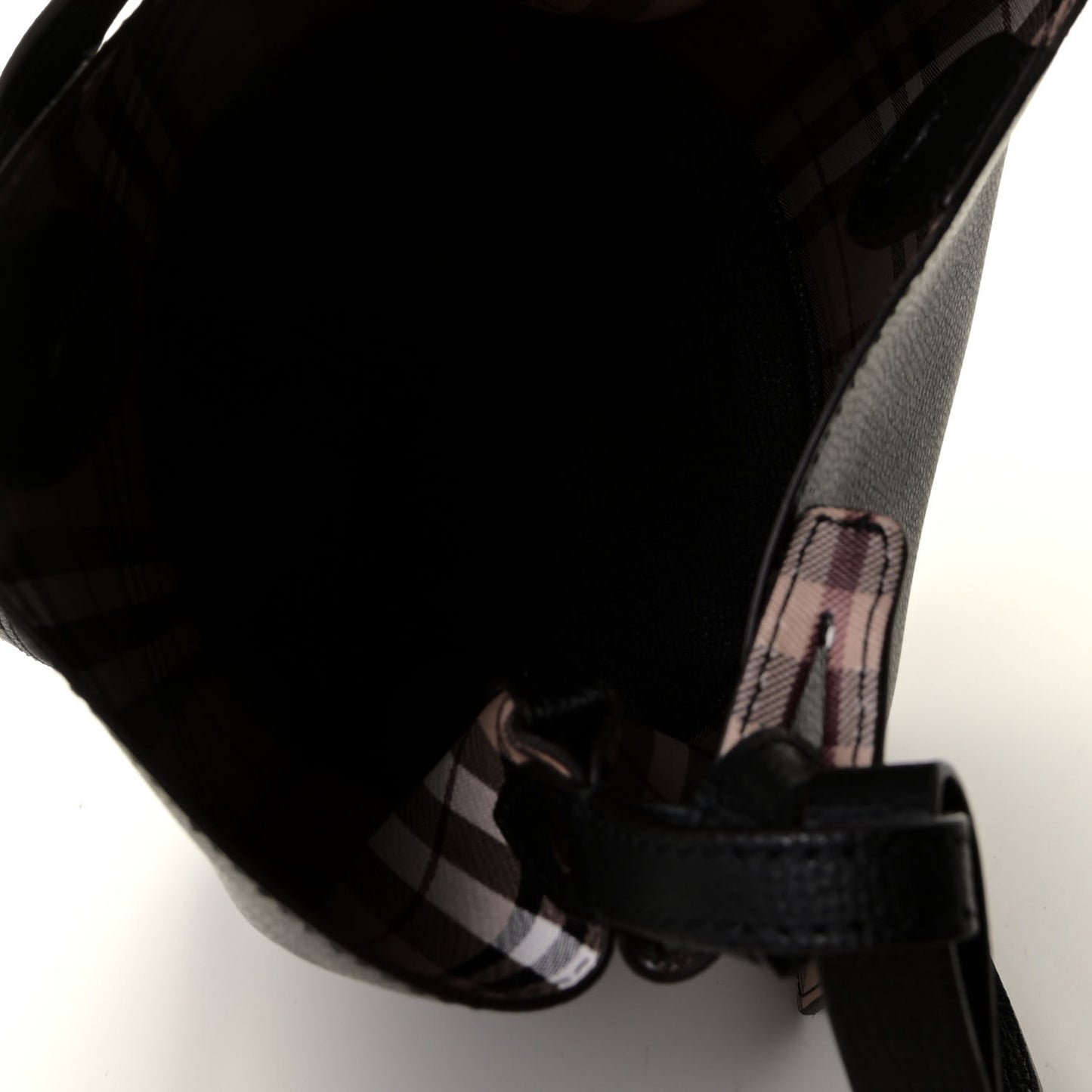 Haymarket Check Colours Small Lorne Bucket Crossbody Black
