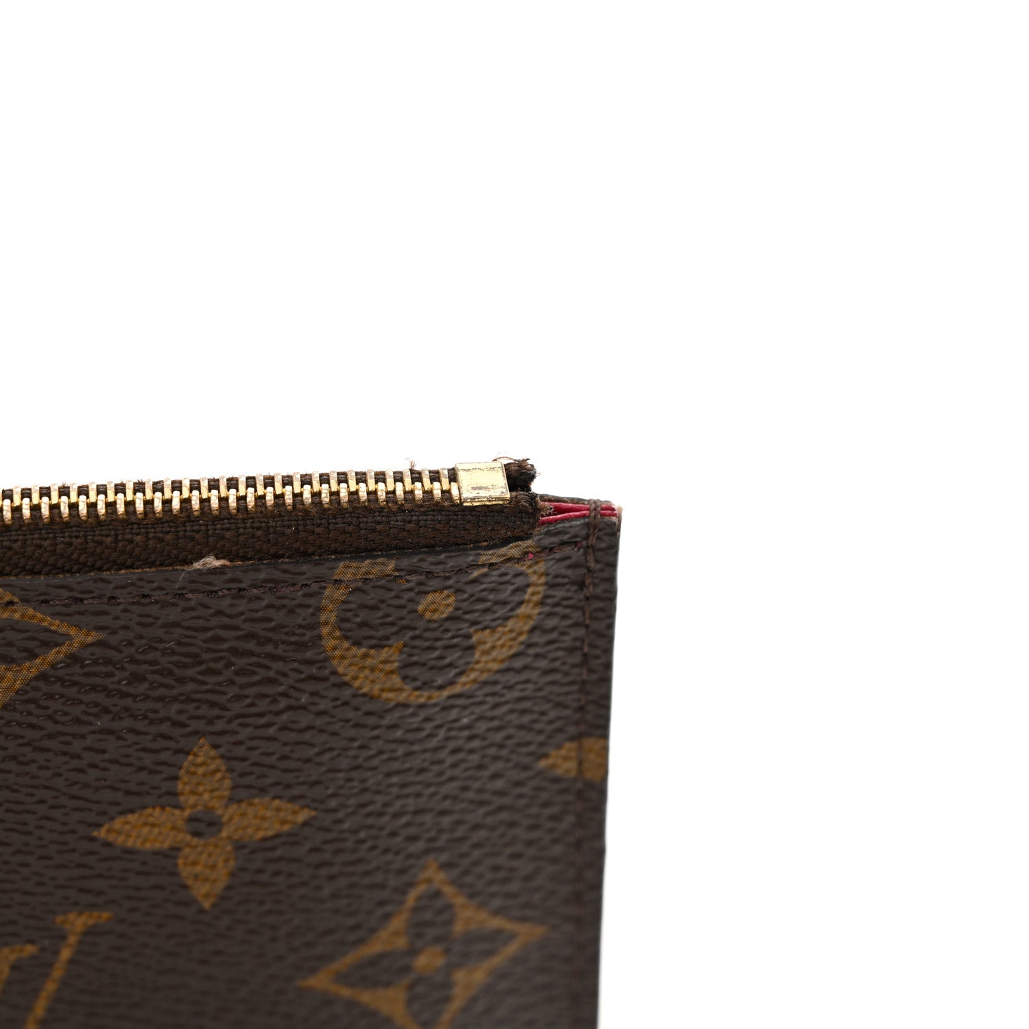 Louis Vuitton Monogram Pochette Felicie Chain Wallet Fuchsia 15 of 15