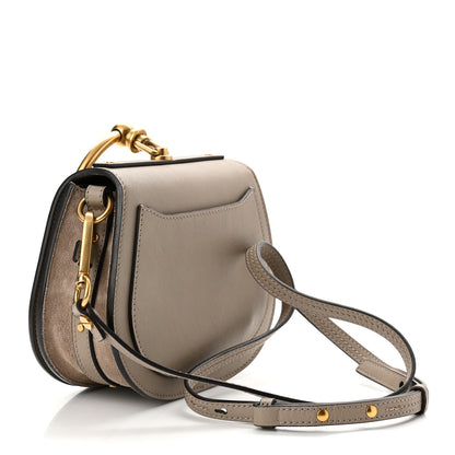 Chloe Calfskin Suede Small Nile Bracelet Bag Motty Grey 3 of 9