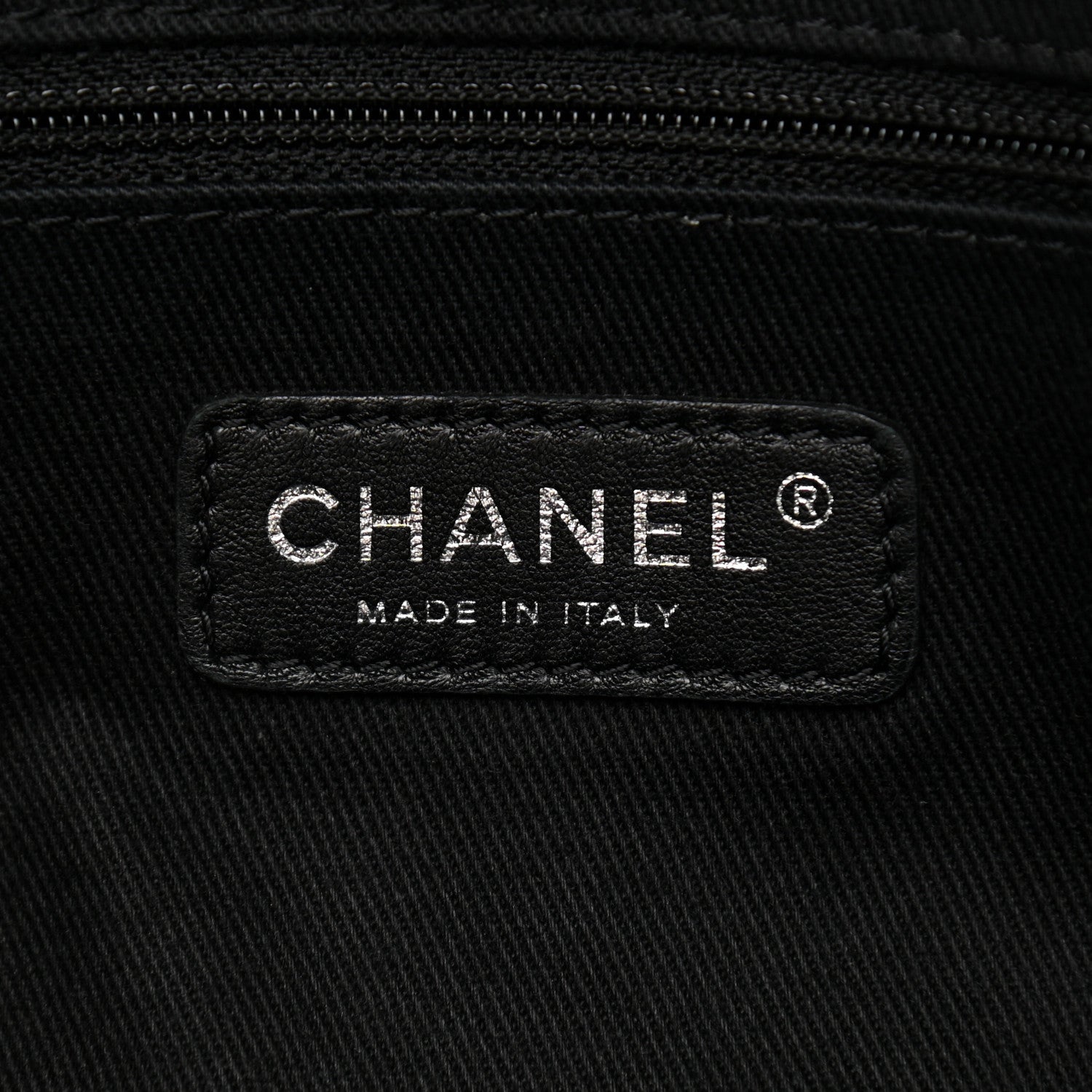 Chanel Canvas Small Deauville Tote Grey 6 of 11