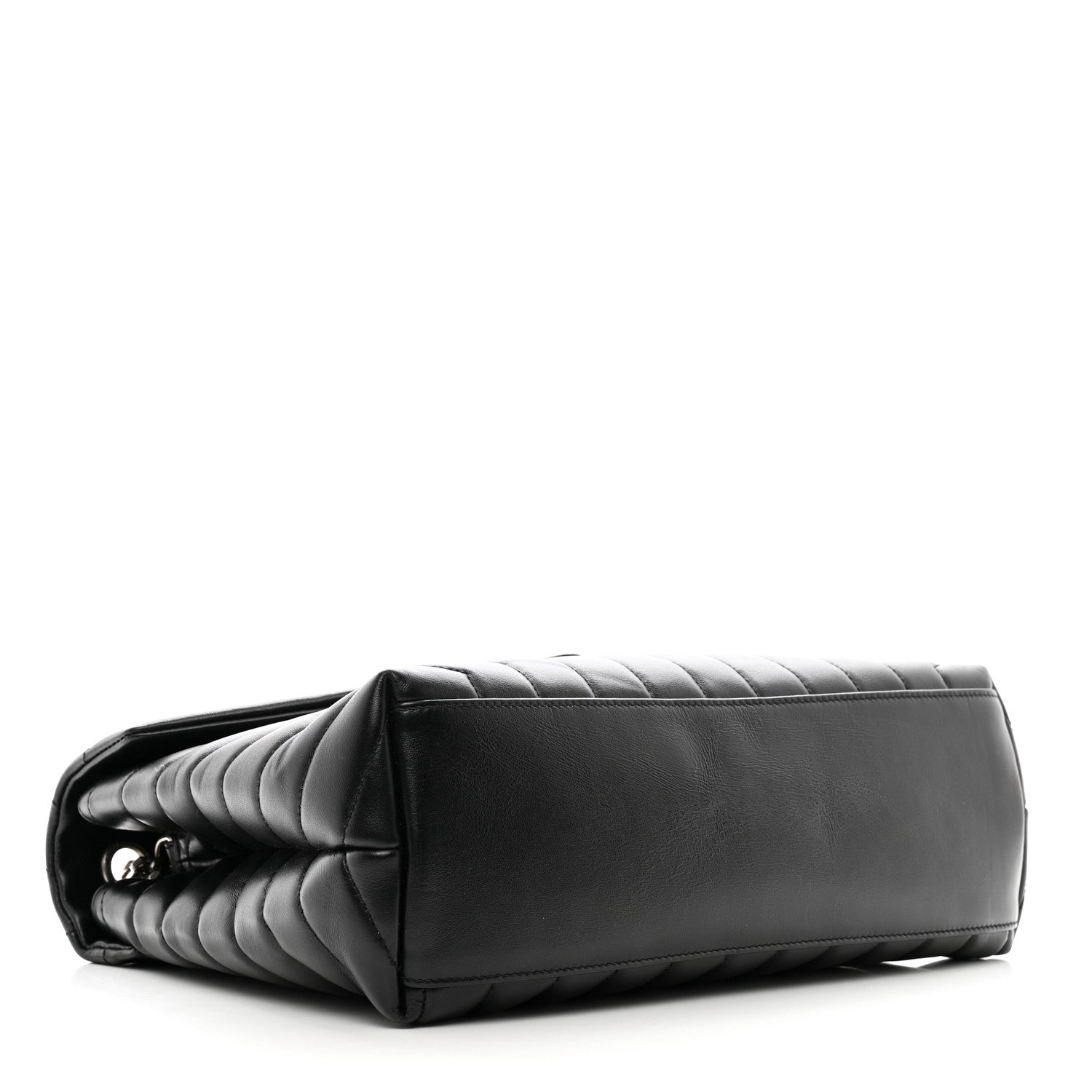Saint Laurent Calfskin Y Quilted Monogram Medium Loulou Chain Satchel Black 4 of 11
