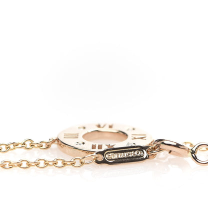 Tiffany 18K Rose Gold Diamond Atlas Pierced Bracelet 5 of 6