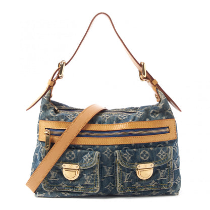Louis Vuitton Monogram Denim Baggy PM Blue 1 of 7