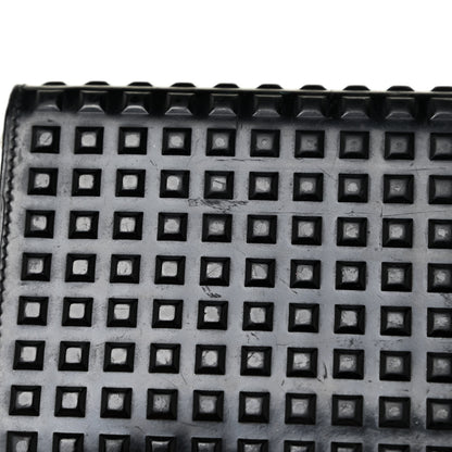 Balenciaga Calfskin Grid Embossed Zip Around Wallet Black 16 of 18