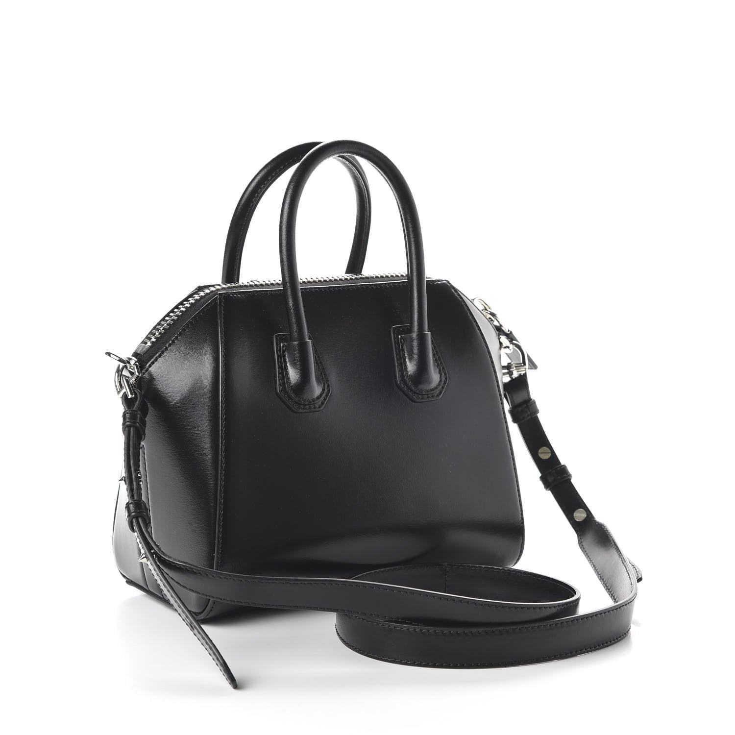 Givenchy Shiny Lord Calfskin Mini Antigona Black 3 of 10