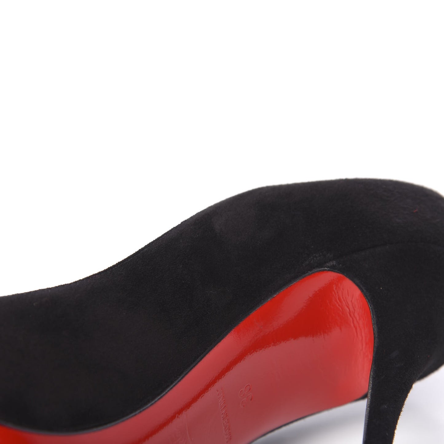 Veau Velours Decoltish 100 Pumps 38 Black