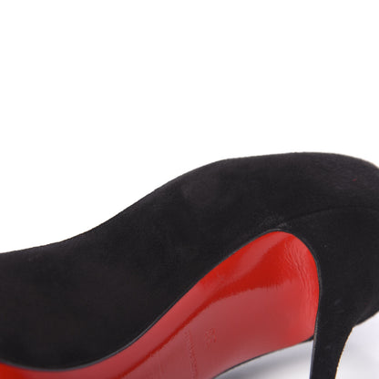 Christian Louboutin Veau Velours Decoltish 100 Pumps 38 Black 10 of 11