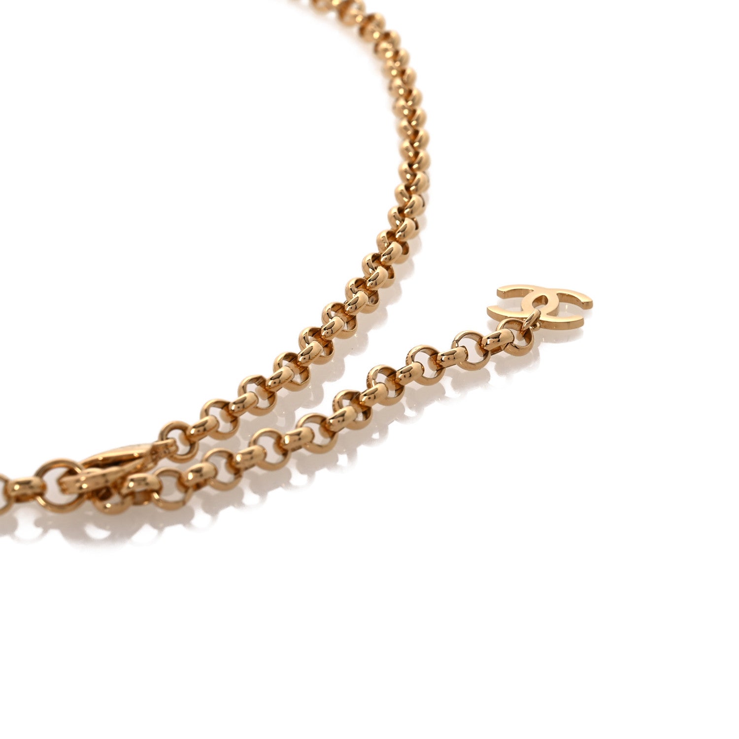 Chanel Lambskin Enamel CC Chain Belt Black 3 of 6