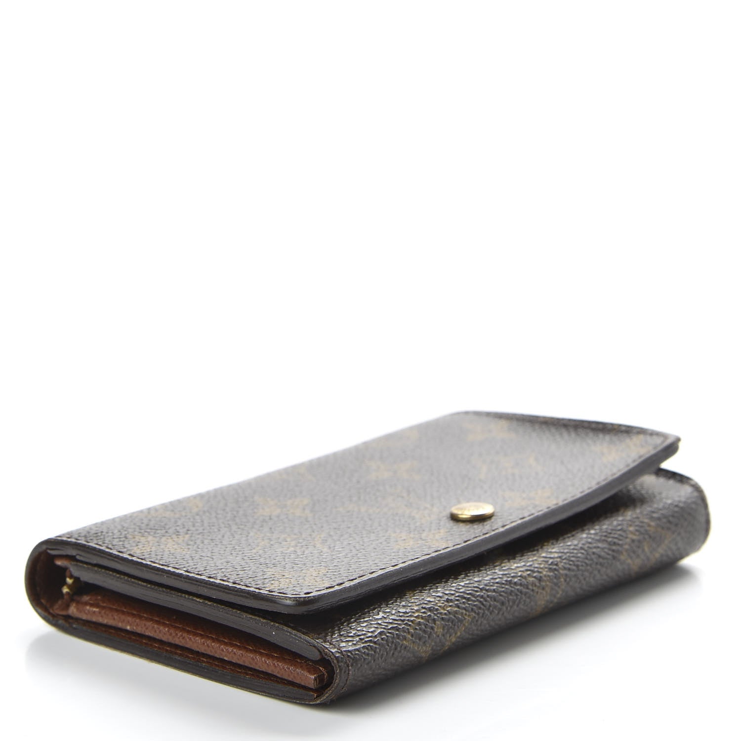 Louis Vuitton Monogram Porte-Monnaie Tresor Wallet 4 of 9