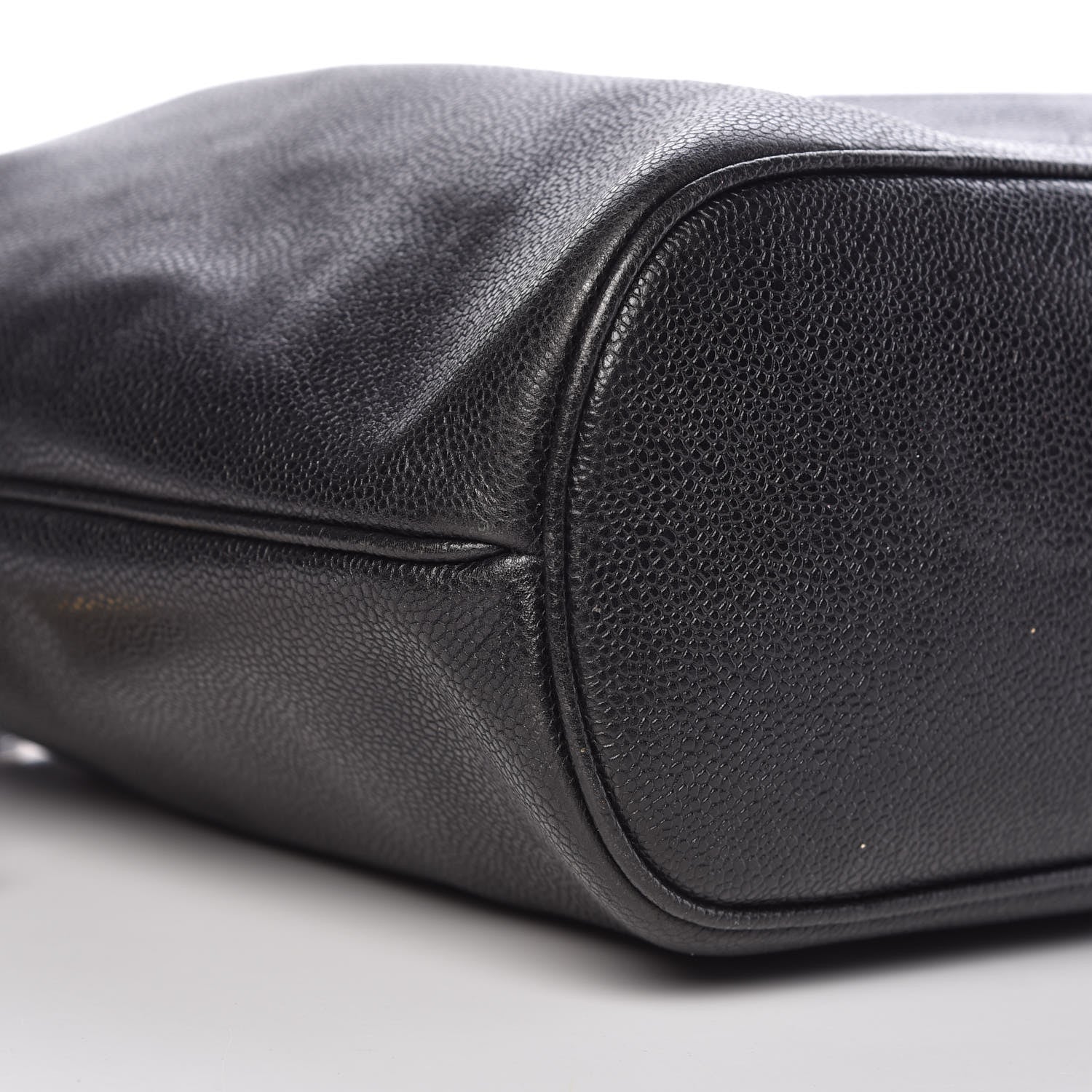 Chanel Caviar Large CC Shoulder Bag Black 11 of 13