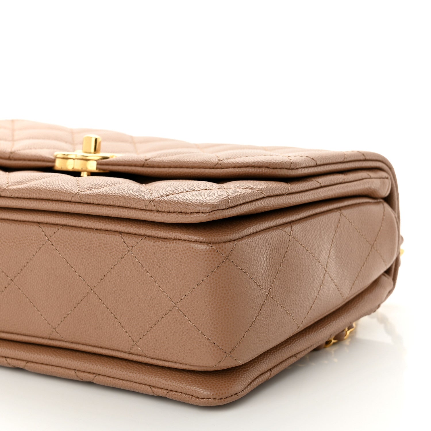 Chanel Caviar Quilted Coco First Flap Beige 10 of 11