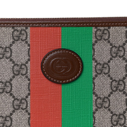 Gucci GG Supreme Monogram Fake/Not Interlocking G Documents Holder Beige Brown Sugar 6 of 10