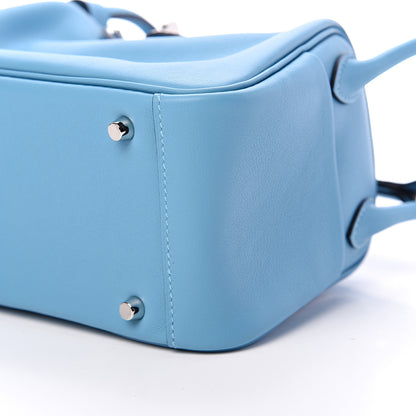 Hermes Swift Mini Lindy 20 Bleu Du Nord 9 of 10