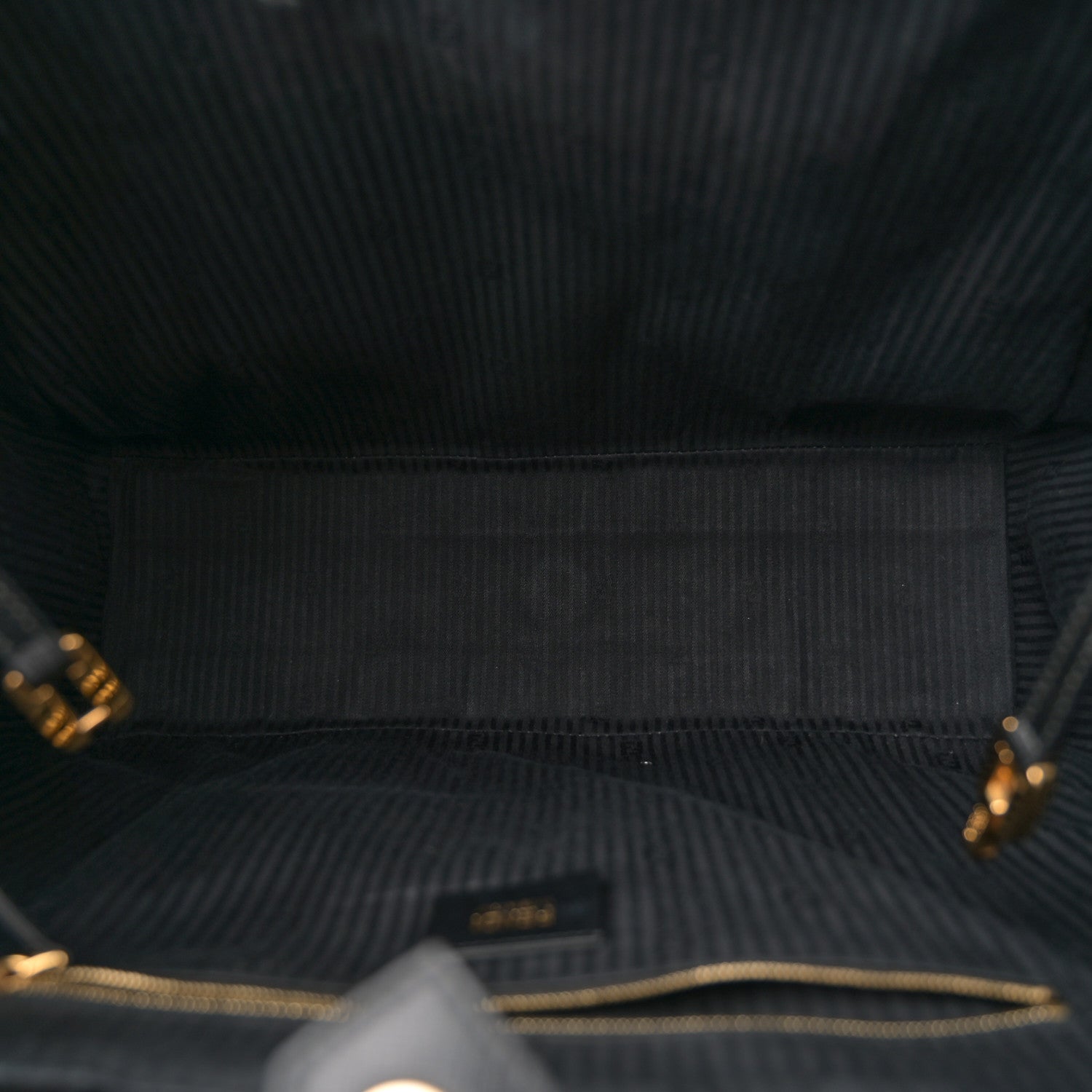 Fendi Vitello Elite Large 2Jours Tote Black 5 of 13