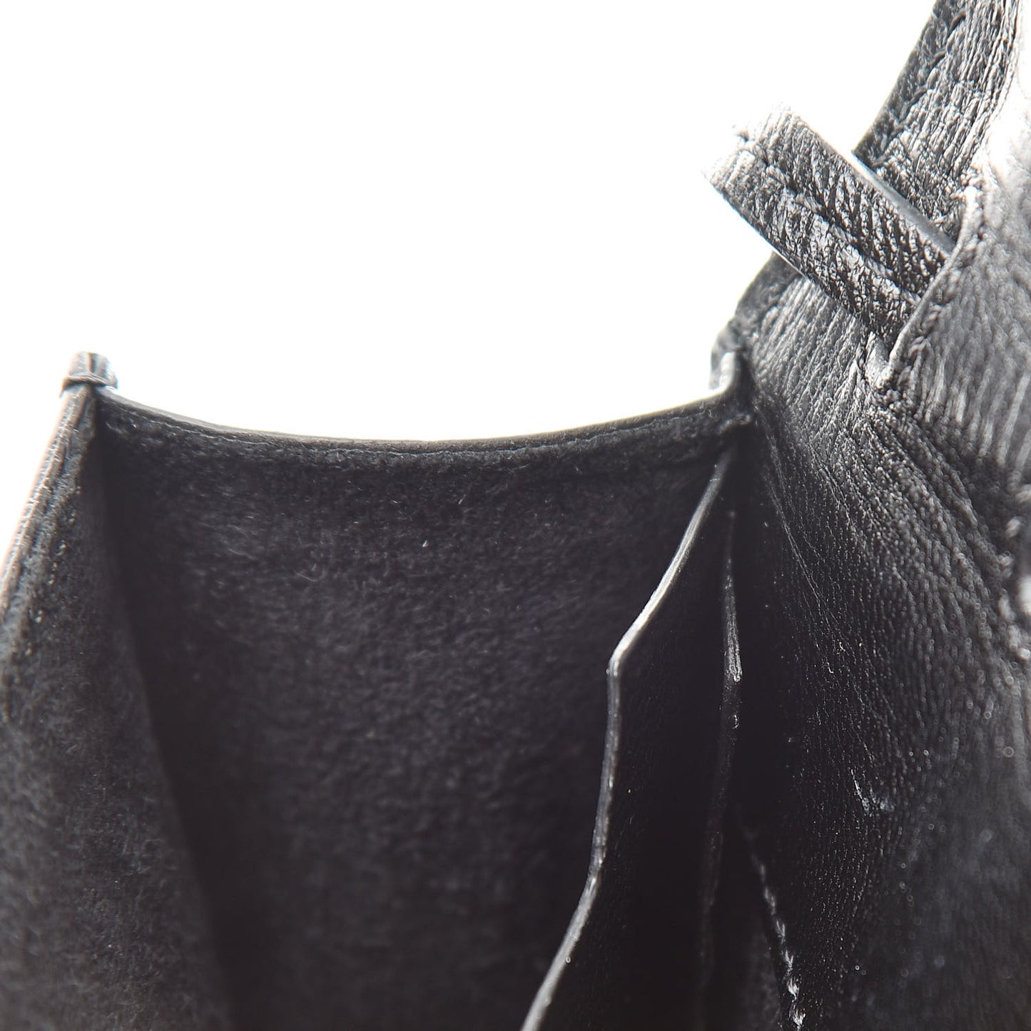 Calfskin Sedgwick Zip Clutch Black
