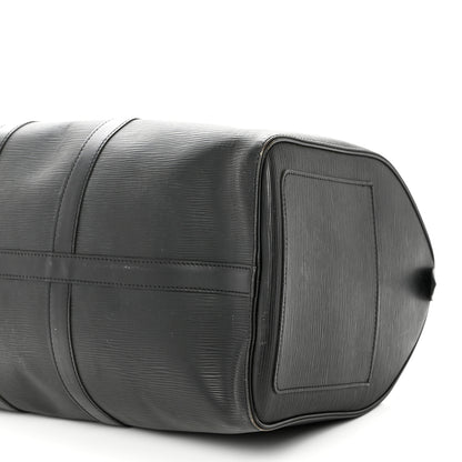 Louis Vuitton Epi Keepall 50 Black 9 of 11
