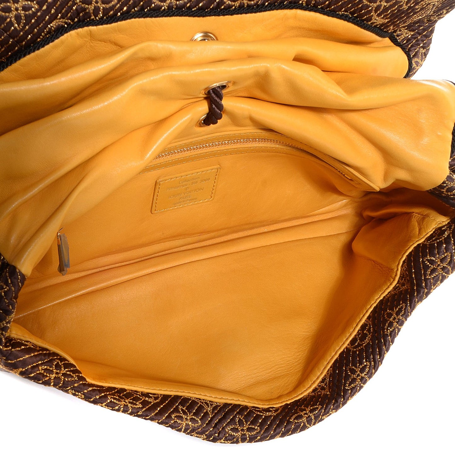 Monogram Metisse African Queen Clutch Coconut