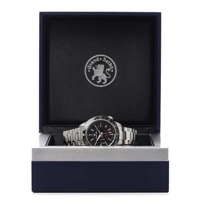 Grand Seiko Stainless Steel 44mm Spring Drive GMT Automatic Watch Black SBGE201 6 of 6