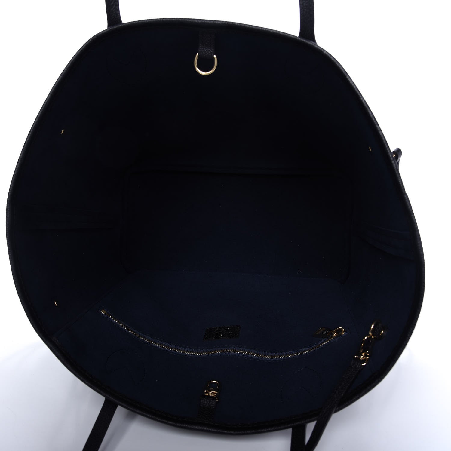 Louis Vuitton Empreinte Monogram Giant Neverfull MM Black 5 of 10