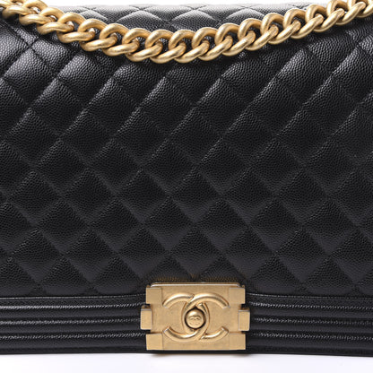 Chanel Caviar Quilted New Medium Boy Flap Black 7 of 10