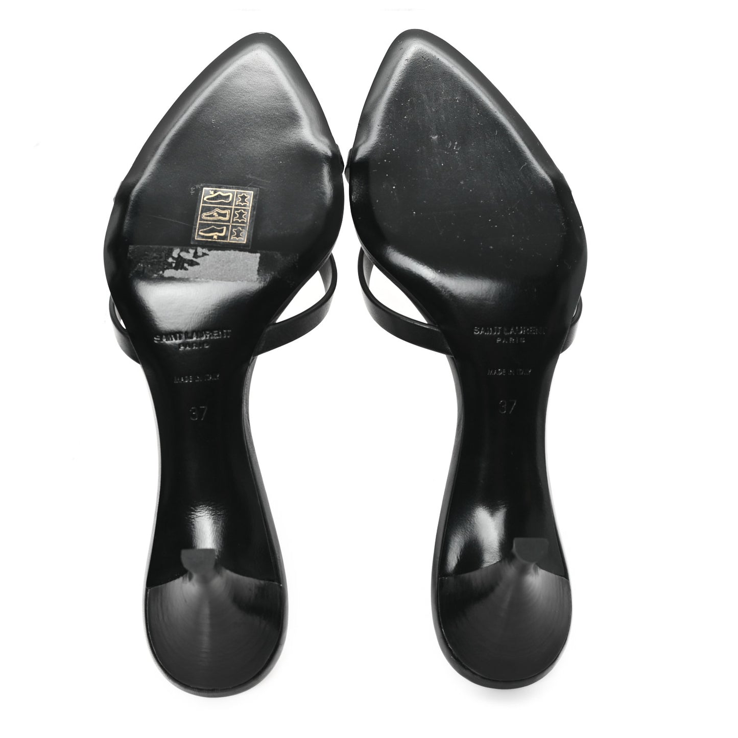 Calfskin Maine Liscio Carla 60 Mules 37 Black