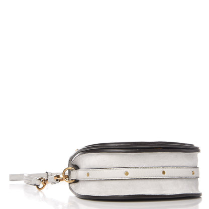 Chloe Calfskin Suede Small Nile Bracelet Bag Airy Grey 4 of 7