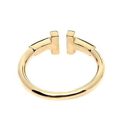 Tiffany 18K Yellow Gold T Wire Ring 49 5 4 of 6