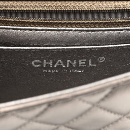 Chanel Metallic Calfskin Quilted Mini Square Flap Bronze 5 of 8