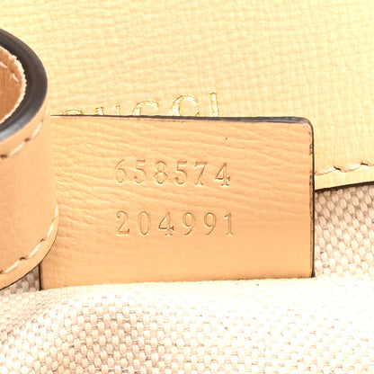 Gucci Azalea Calfskin Web Mini Horsebit 1955 Shoulder Bag Bubble Tea 7 of 11