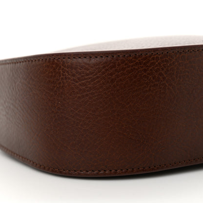 The Row Grained Calfskin Half Moon Shoulder Bag Raisin 8 of 9