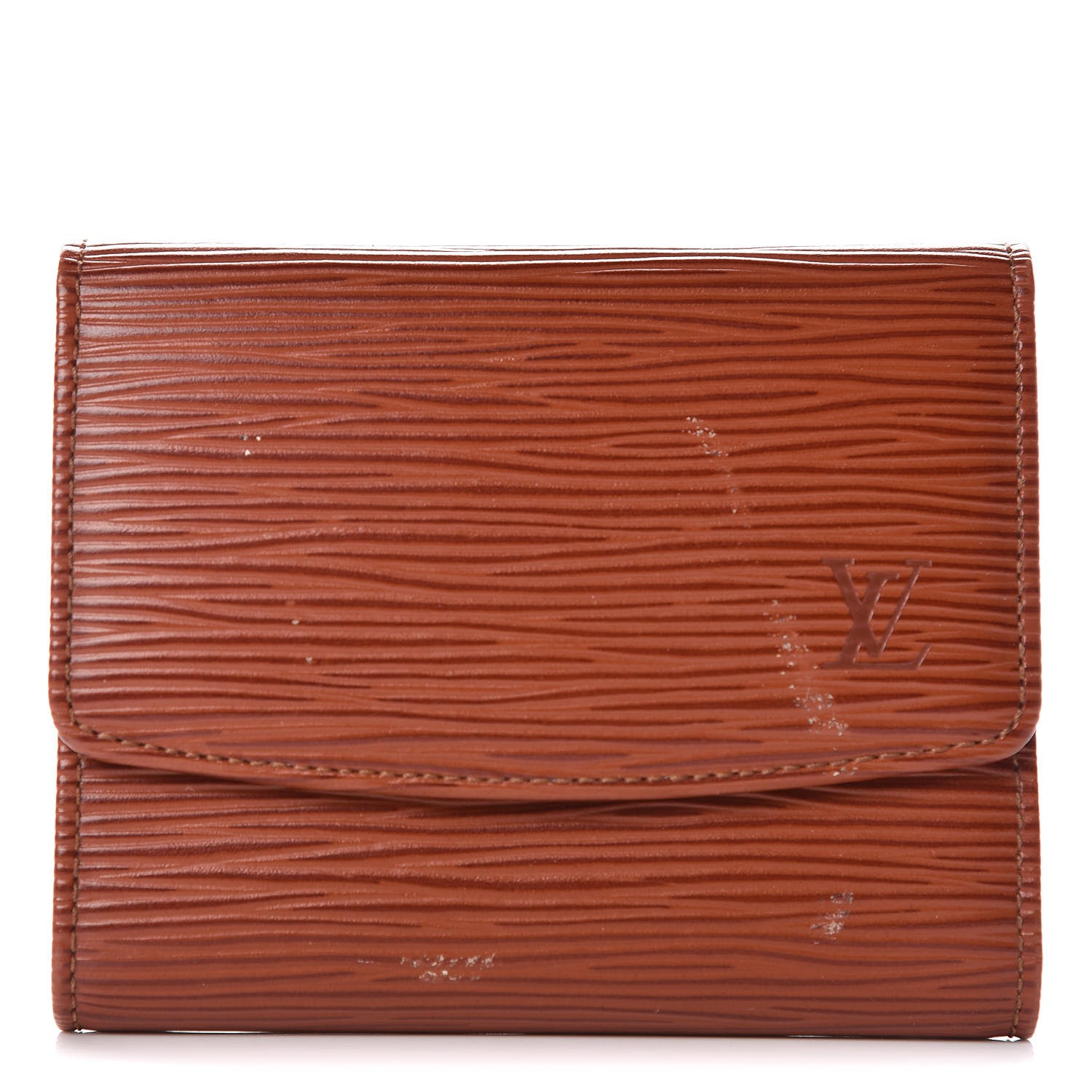 Louis Vuitton Epi Porte 12 Cartes Credit Wallet Kenyan Fawn 1 of 11