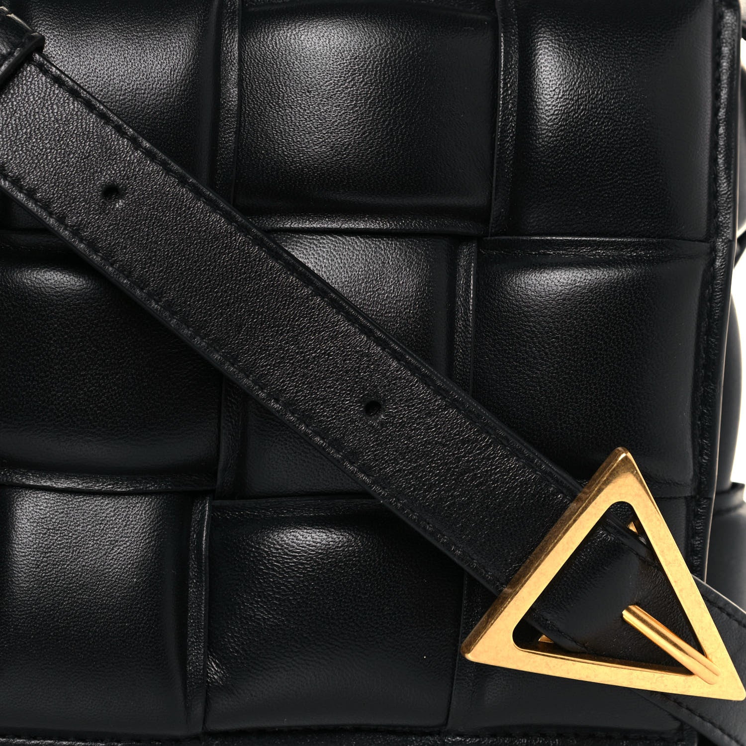 Bottega Veneta Nappa Maxi Intreccio Padded Cassette Crossbody Bag Black 7 of 11