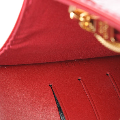 Louis Vuitton Vernis Ana Clutch Pomme D'Amour 8 of 8