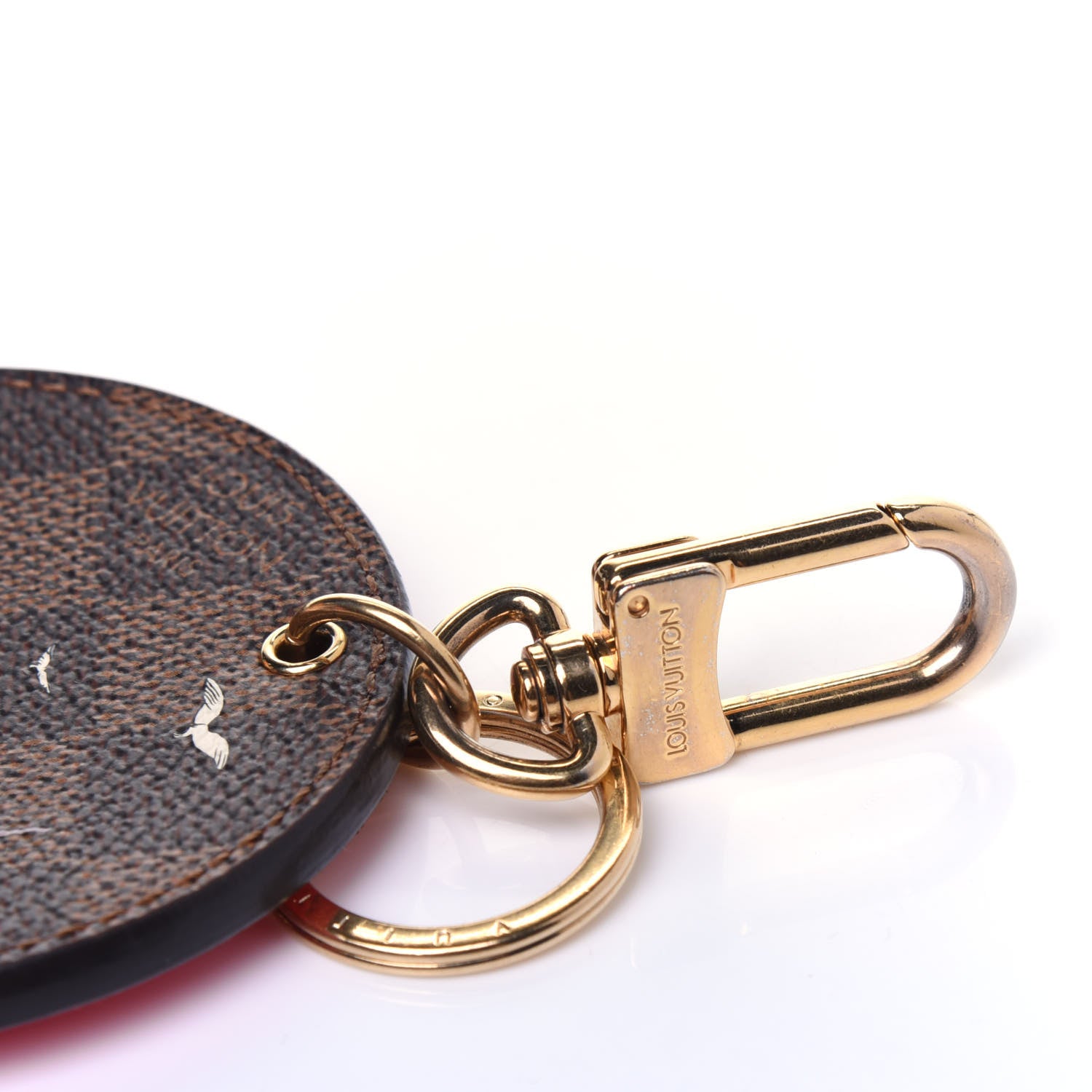 Louis Vuitton Damier Ebene 2016 Christmas Animation Bag Charm Key Ring 3 of 6