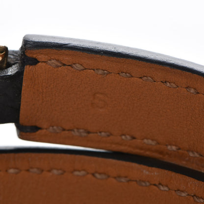 Hermes Epsom Rivale Double Tour Bracelet S Black 6 of 15