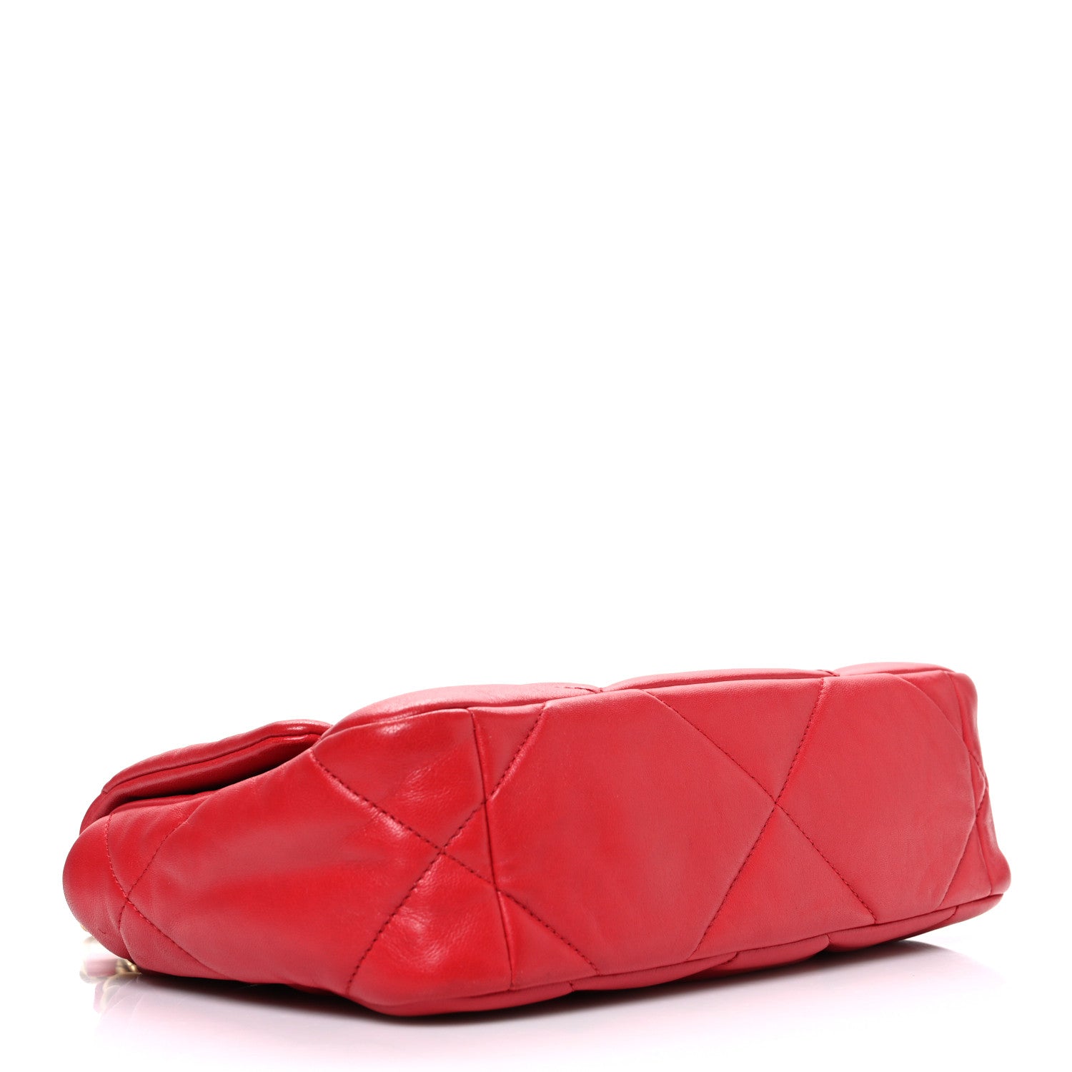 Chanel Lambskin Quilted Medium Chanel 19 Flap Red 4 of 10