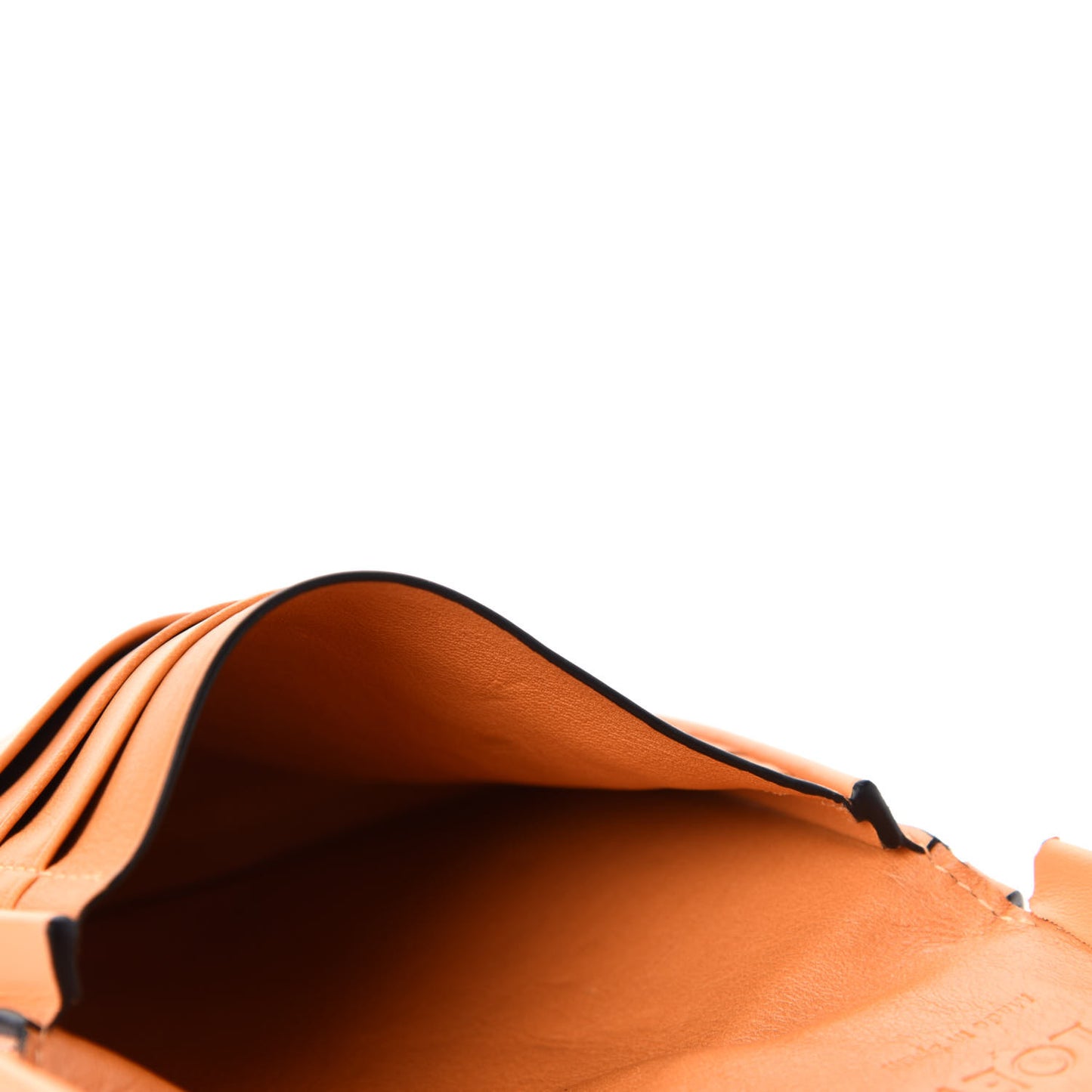 Soft Calfskin Small Heel Bag Apricot