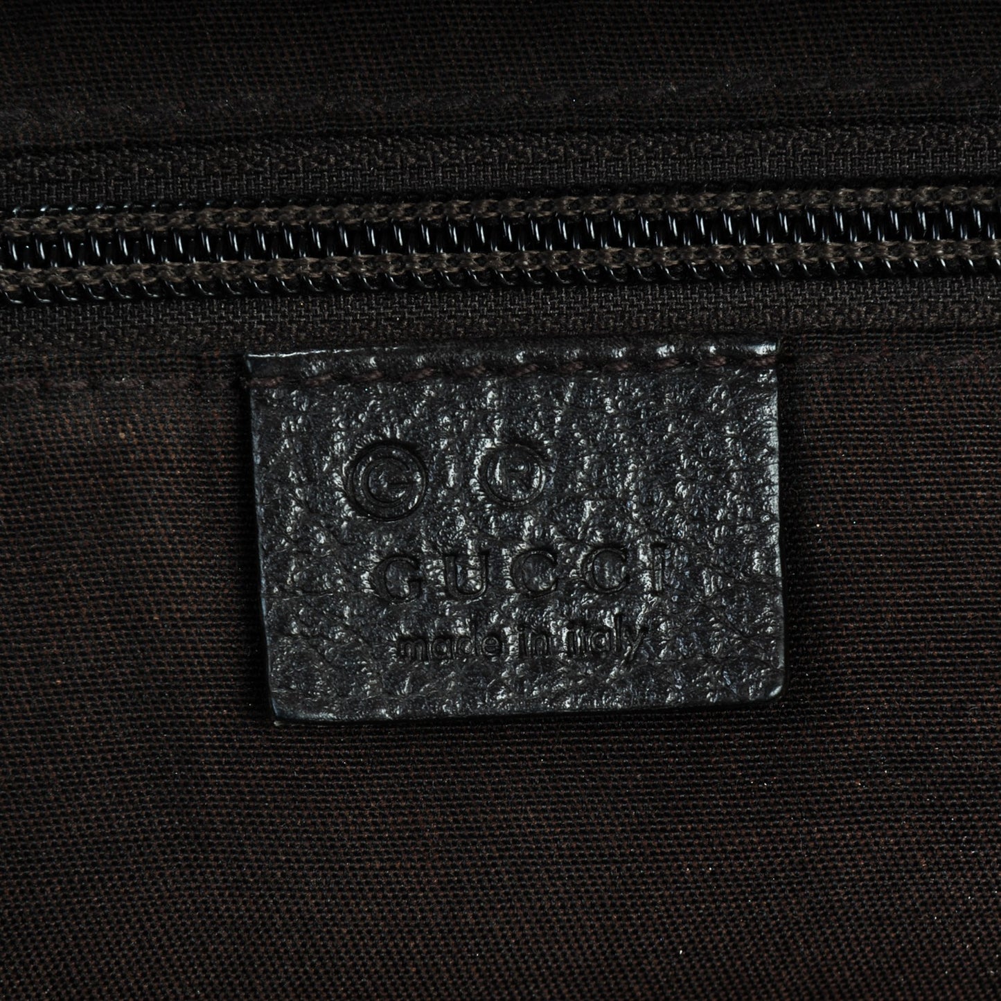 Crystal Monogram Messenger Bag Brown