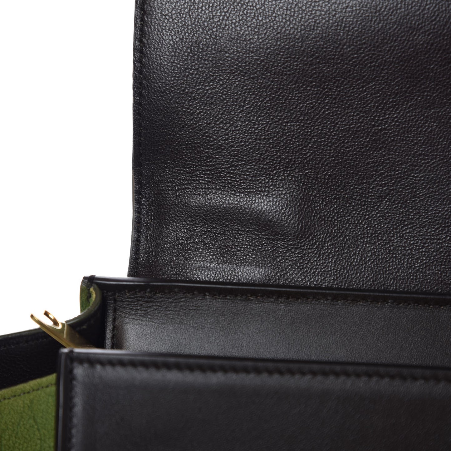 Bullhide Calfskin Small Tri-Color Trapeze Almond