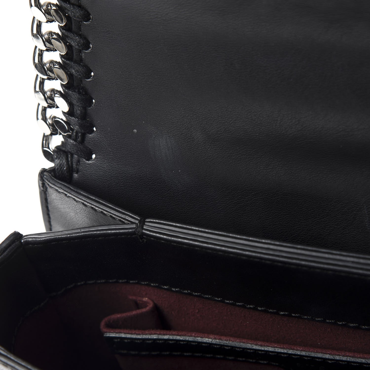 Stella McCartney Eco Alter Nappa Studded Falabella Embellished Box Shoulder Bag Black 8 of 10