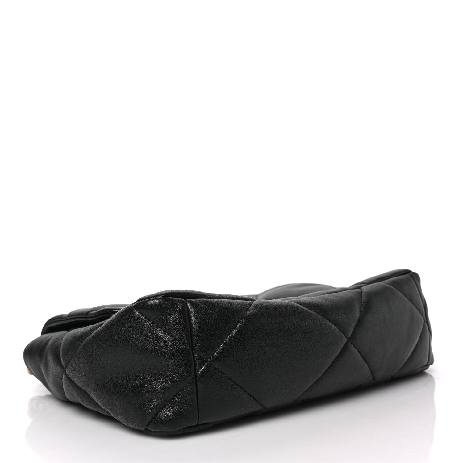Chanel Lambskin Quilted Large Chanel 19 Flap Black 4 of 9