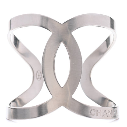 Chanel Metal CC Cuff Silver 1 of 4