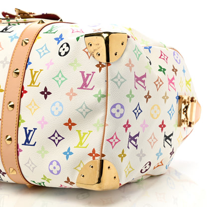 Louis Vuitton Monogram Multicolor Keepall 45 White 10 of 14